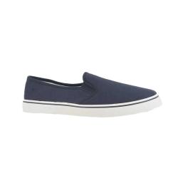 Chaussures souples homme en textile bleu marine - Tige basse 42