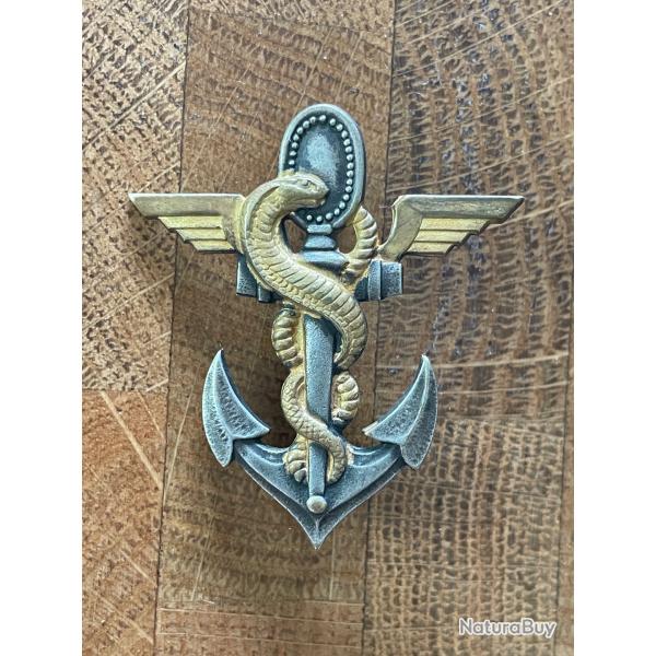 INSIGNE du CORPS de SANTE COLONIAL - TROUPES de MARINE