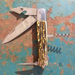 Ancien couteau markinox thiers fermeture &agrave; pompe