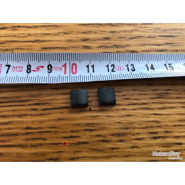 Weihrauch HW25 L: pi�ces de blocage carr�es du bloc arri�re d'origine de carabine � plombs HW 25 L