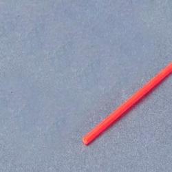 Fibre Optique rouge 1mm X 10 cm