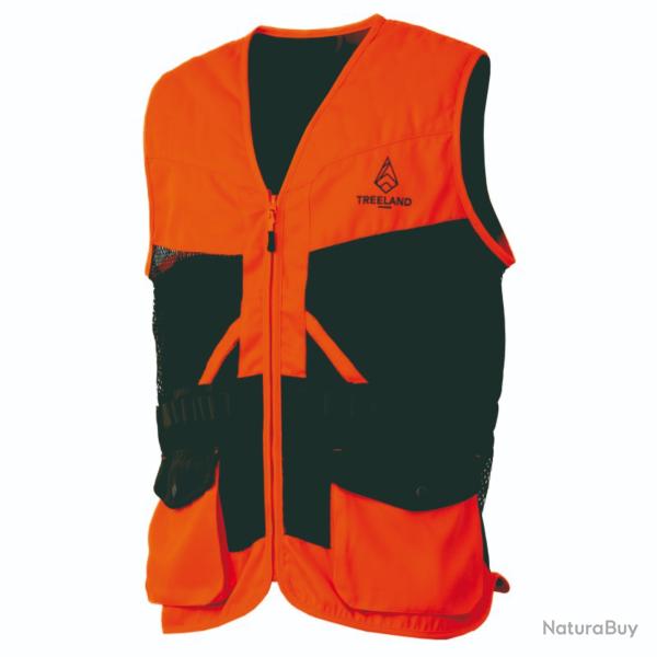 Gilet Summer Bi color Orange et Marron