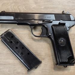 Pistolet ZASTAVA M57 - Cal 7,62x25 Tokarev + Boite origine et second chargeur (Occasion)