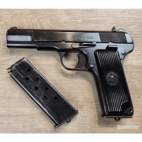 Pistolet ZASTAVA M57 - Cal 7,62x25 Tokarev + Boite origine et second chargeur (Occasion)