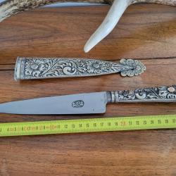 GRAND COUTEAU DE GAUCHO  ARGENTIN " JU-CA ".