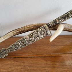 GRAND COUTEAU DE GAUCHO  ARGENTIN " JU-CA ".