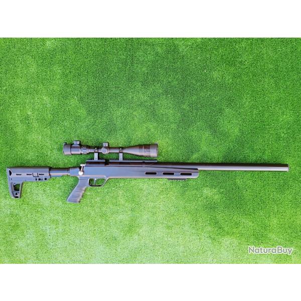 PACK Carabine PCP Snowpeak M30C NOIR 6,35 mm 19,9 J.+ lunette 4-16 x 40AO + Kit puissan