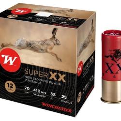 250 munitions WINCHESTER  Super XX 12/70 35g - Pb 5