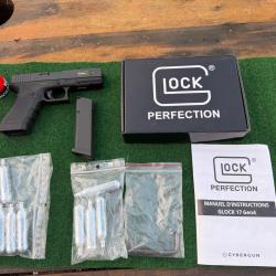 Pistolet Glock 17 Gen 4 Cybergun Full Metal 1.7) Cal.4.5 mm BBS