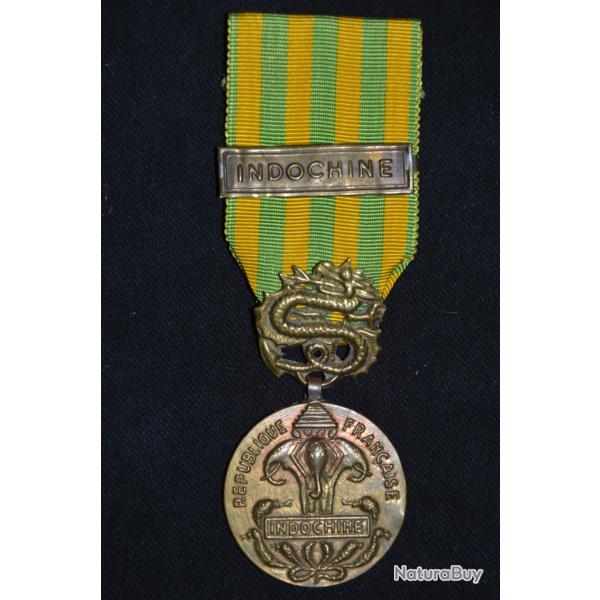 MEDAILLE EXTREME ORIENT AGRAFE INDOCHINE DE FABRICATION LOCALE-GUERRE D'INDOCHINE 1945/1954