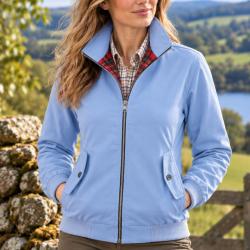 Veste Harrington vantage classique, coupe femme Sky