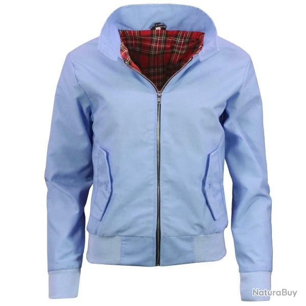 Veste Harrington vantage classique, coupe femme Sky