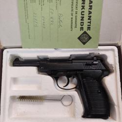 Pistolet ERMA mod&egrave;le EP 882 (type P38) - Cal .22 LR - Boite origine (New Old Stock)