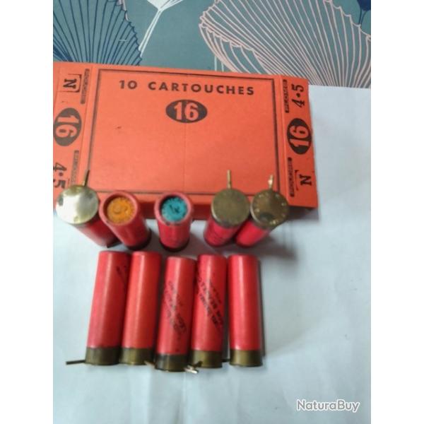 boite de 10 cartouches a broche leon beaux,pl 4 et 5