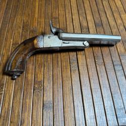 PISTOLET JUXTAPOS&Eacute;S 9 MM BROCHE NAPOL&Eacute;ON lll DEFENSE CHASSE  V&Eacute;NERIE XlX &Eacute;ME si&egrave;cle
