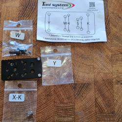 plaque red dot universelle RMR Toni System type B pour Springfield XDM Elite OSP