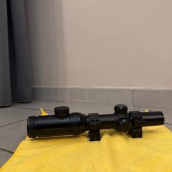 Lunette battue point rouge