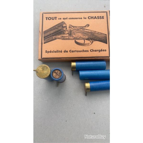 boite de 10 cartouches a broche  cal20 pl7