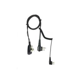 C&acirc;ble micro pour Casque antibruit 3M Peltor sporttac - j22 - prise coud&eacute;e - MIDland