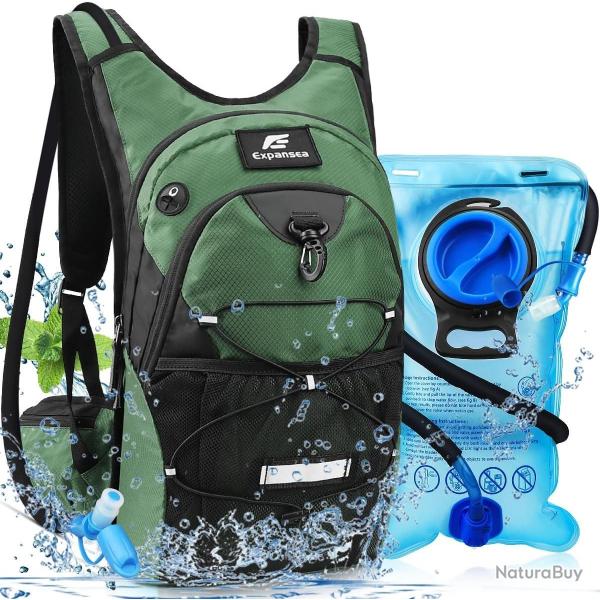 Sac � Dos d'Hydratation avec Poche � Eau 3L Imperm�able Grande Capacit�15L Cyclisme Course Randonn�e