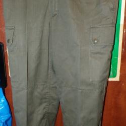 PANTALON DE TREILLIS DE&nbsp; L'ARMEE DE TERRE&nbsp; DE L'ARMEE FRANCAISE AVEC&nbsp;ETIQUETTE 1983&nbsp; , TAILLE&nbsp;&nbsp;MILIT