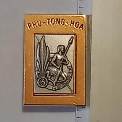 Insigne de la 2&egrave;me compagnie du 3&egrave;me r&eacute;giment &eacute;tranger d'infanterie (3&egrave;me REI) - Phu-Tong-Hoa