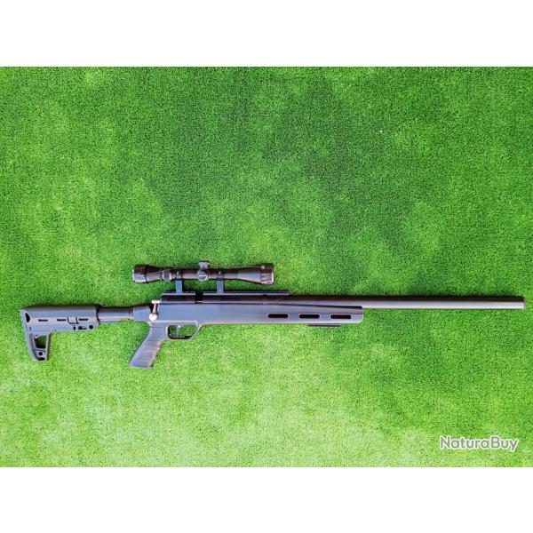 PACK 2 Carabine PCP SNOWPEAK M30C NOIR 5,5 mm 19,9 J. + Lunette 3-9 X 40 + Kit puissance