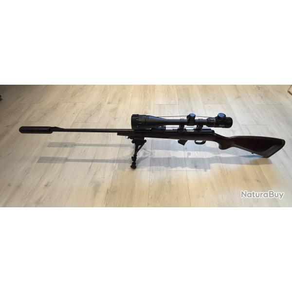CZ 457 lunette bipied et silencieux