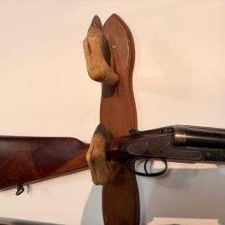 Fusil juxtapos&eacute; Herstal &agrave; platines