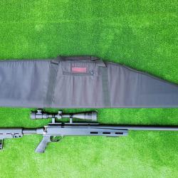 PACK 5 Carabine PCP Snowpeak M30C NOIR 5,5 mm 19,9 J.+ lunette 4-16 x 40AO + Kit puissan