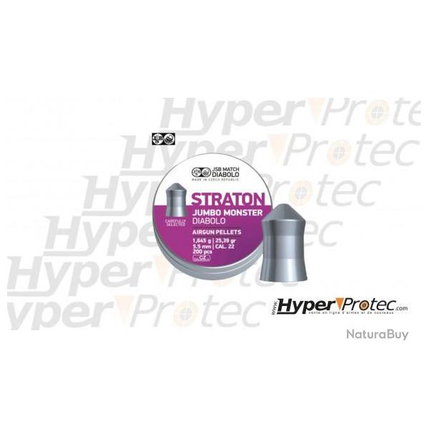 Plomb 5.5 mm JSB Straton Jumbo Monster diabolo