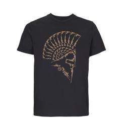 T-shirt mixte CZ Spartiate Noir [plusieurs tailles]