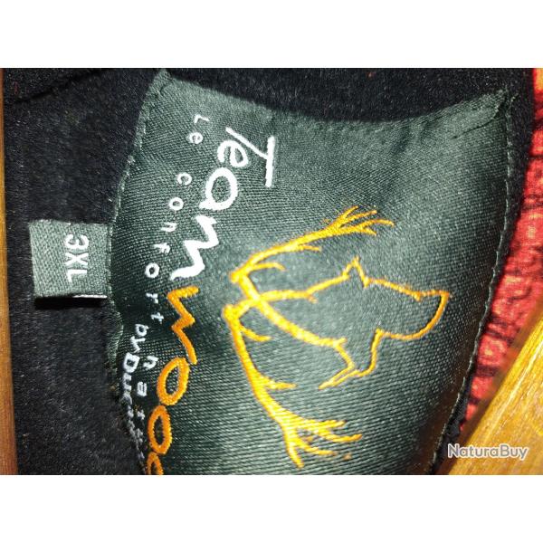 Veste Teamwood orange/camouflage