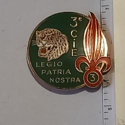 insigne de la 3&egrave;me compagnie du 3&egrave;me r&eacute;giment &eacute;tranger d'infanterie (3&egrave;me REI) - Type I (Prototype)