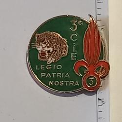 Insigne de la 3&egrave;me compagnie du 3&egrave;me r&eacute;giment &eacute;tranger d'infanterie (3&egrave;me REI) - Type I