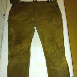 Pantalon Enti&egrave;rement en Cuir Traque Deerhunter