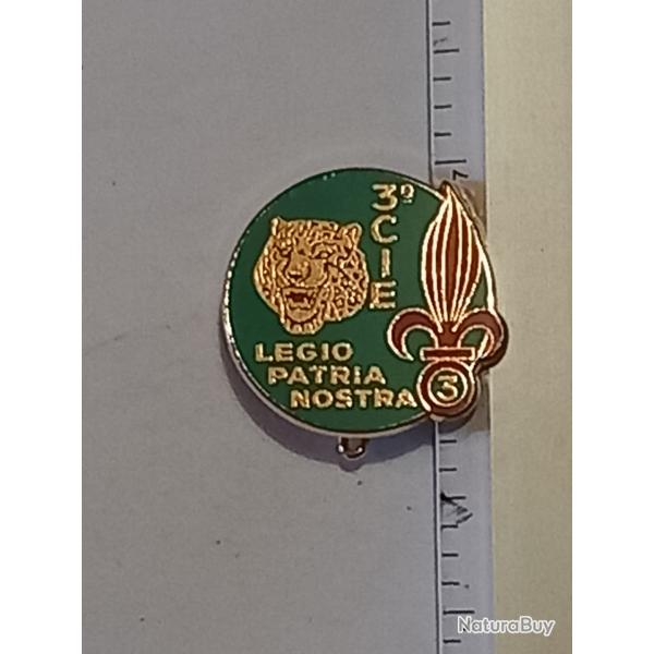 Insigne de la 3�me compagnie du 3�me r�giment �tranger d'infanterie (3�me REI) - Type II (matricul�)