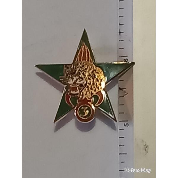 Brevet (�toile) d'�claireur jungle du 3�me r�giment �tranger d'infanterie (3�me REI) - JMM