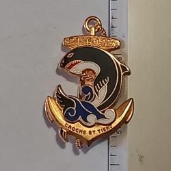 Insigne du 21&egrave;me r&eacute;giment d'infanterie de marine (21&egrave;me RIMa) - Boussemart