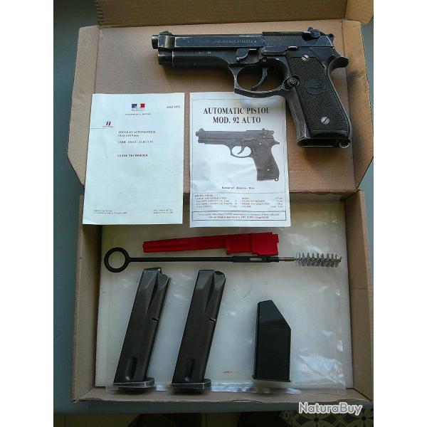 PISTOLET BERETTA PAMAS G1 S CAL.9x19 AGR�E TAR
