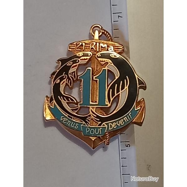 Insigne de la 11�me compagnie du 21�me r�giment d'infanterie de marine (21�me RIMa)