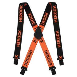 Bretelles Seri Herock&reg; - Noir et Orange - Homme