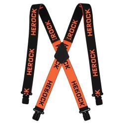 Bretelles Seri Herock&reg; - Noir et Orange - Homme