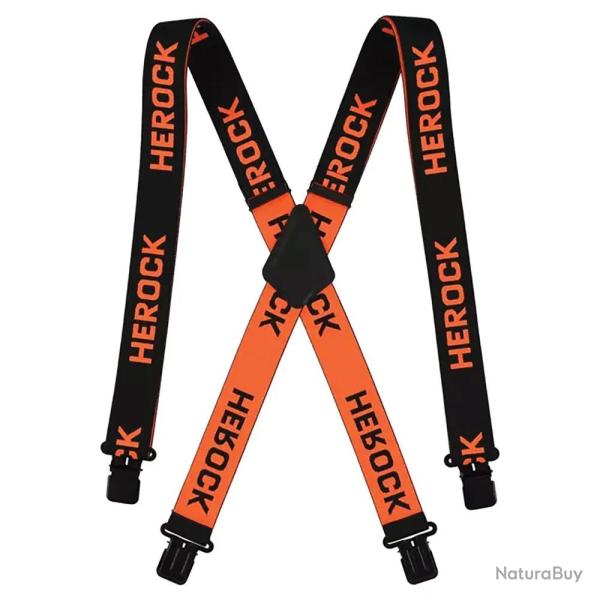 Bretelles Seri Herock� - Noir et Orange - Homme