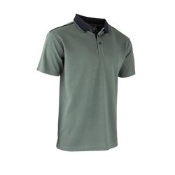 Polo Homme LMA&reg; Col Chemise - Kaki L / XL