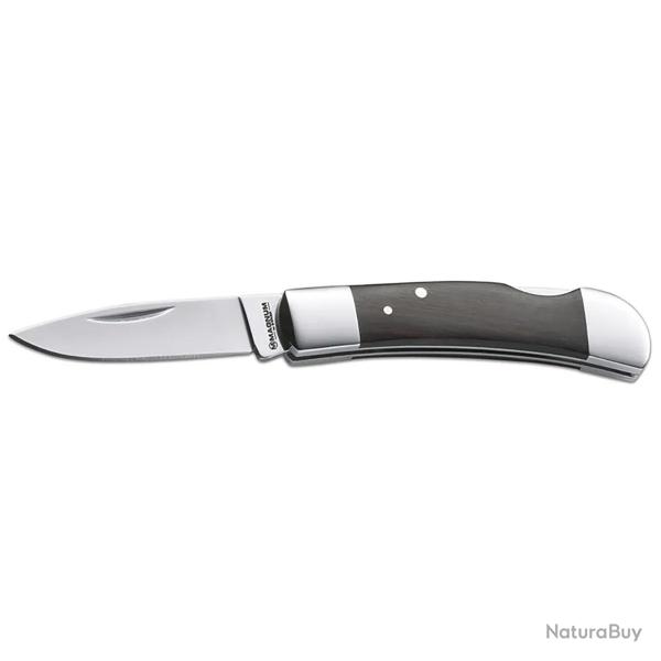 Couteau Jewel - Lame Drop Point 5,5 cm en Acier 440 avec Manche Bois de Rose