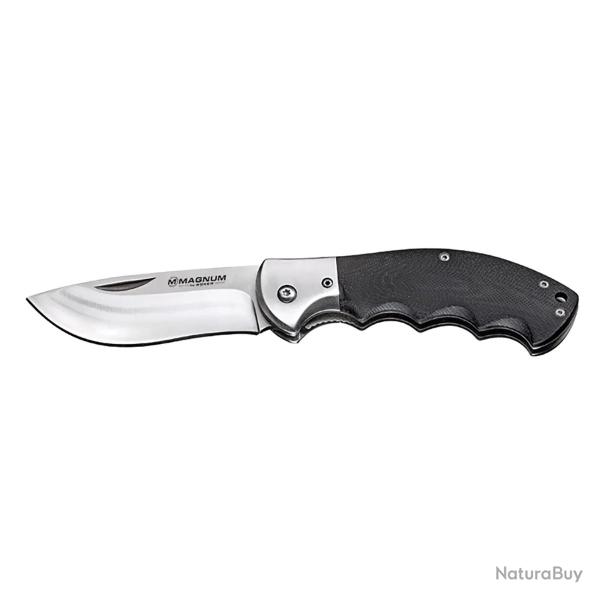 Couteau de Chasse NW Skinner - Lame 8,5 cm en Acier 440A - Manche G10 Noir