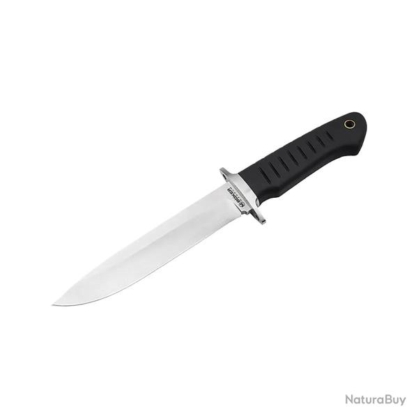 Couteau Sledgedog Boker - Lame Drop Point 17 cm - Manche TPR Noir