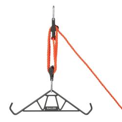 Palonnier et treuil robuste pour gros gibier - Charge max 544 kg