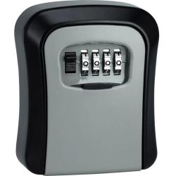 Bo&icirc;te &agrave; cl&eacute;s s&eacute;curis&eacute;e en alliage aluminium-zinc - Noir et Gris